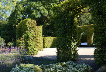 Fototapeta premium Park in the Resort Bad Pyrmont, Lower Saxony