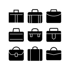 baggage icon or logo isolated sign symbol vector illustration - high quality black style vector icons
