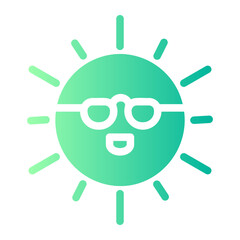 sun gradient icon