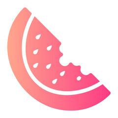 watermelon gradient icon