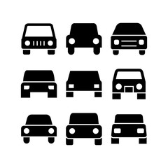 convertible car icon or logo isolated sign symbol vector illustration - high quality black style vector icons
