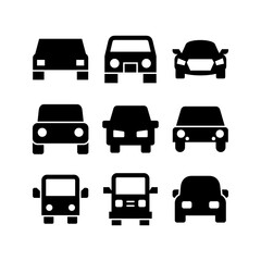 convertible car icon or logo isolated sign symbol vector illustration - high quality black style vector icons
