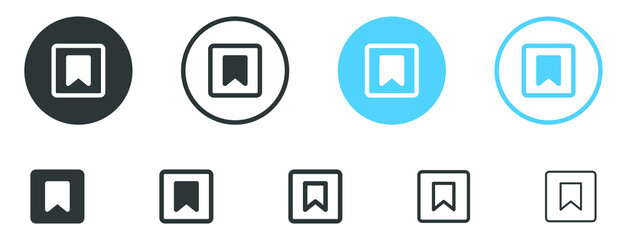 bookmark icon, favorite label icons. save ribbon saving sign . save icon button