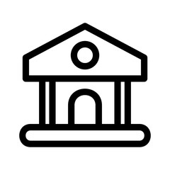 banking icon or logo isolated sign symbol vector illustration - high quality black style vector icons
