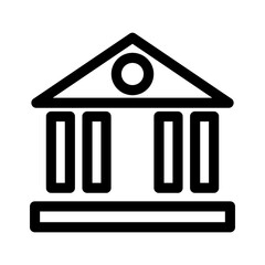 banking icon or logo isolated sign symbol vector illustration - high quality black style vector icons
