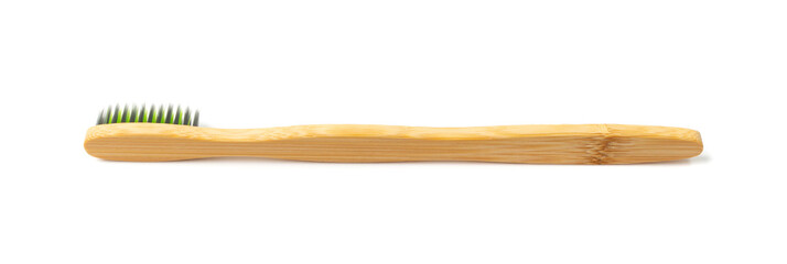 Wooden Toothbrush Isolated