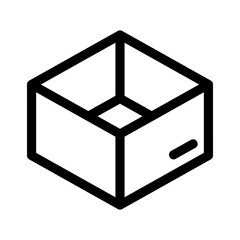 box icon or logo isolated sign symbol vector illustration - high quality black style vector icons
