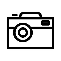 camera icon or logo isolated sign symbol vector illustration - high quality black style vector icons
