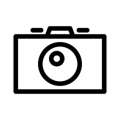 camera icon or logo isolated sign symbol vector illustration - high quality black style vector icons
