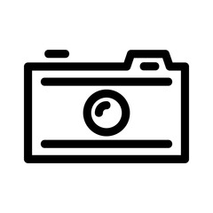camera icon or logo isolated sign symbol vector illustration - high quality black style vector icons
