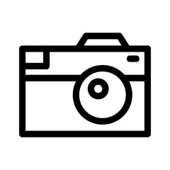 camera icon or logo isolated sign symbol vector illustration - high quality black style vector icons
