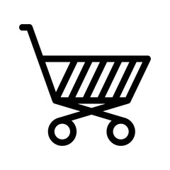 cart icon or logo isolated sign symbol vector illustration - high quality black style vector icons
