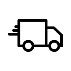 delivery icon or logo isolated sign symbol vector illustration - high quality black style vector icons
