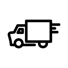 delivery icon or logo isolated sign symbol vector illustration - high quality black style vector icons
