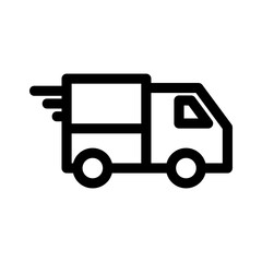 delivery icon or logo isolated sign symbol vector illustration - high quality black style vector icons
