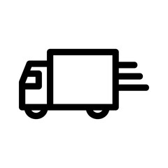 delivery icon or logo isolated sign symbol vector illustration - high quality black style vector icons
