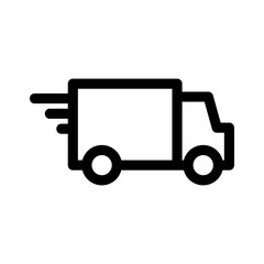 delivery icon or logo isolated sign symbol vector illustration - high quality black style vector icons
