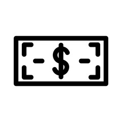 dollar icon or logo isolated sign symbol vector illustration - high quality black style vector icons
