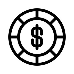 dollar icon or logo isolated sign symbol vector illustration - high quality black style vector icons
