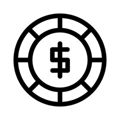 dollar icon or logo isolated sign symbol vector illustration - high quality black style vector icons
