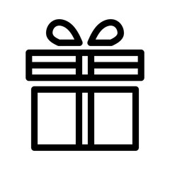 Obraz premium gift icon or logo isolated sign symbol vector illustration - high quality black style vector icons 