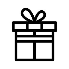 gift icon or logo isolated sign symbol vector illustration - high quality black style vector icons
