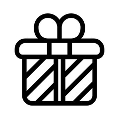gift icon or logo isolated sign symbol vector illustration - high quality black style vector icons
