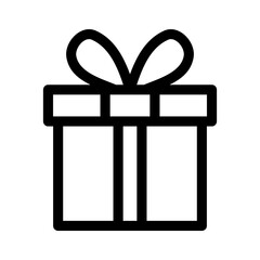 gift icon or logo isolated sign symbol vector illustration - high quality black style vector icons
