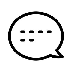 messaging icon or logo isolated sign symbol vector illustration - high quality black style vector icons

