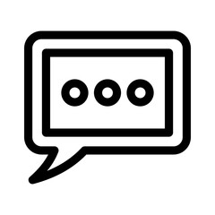 messaging icon or logo isolated sign symbol vector illustration - high quality black style vector icons

