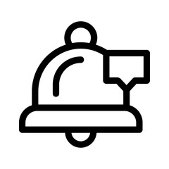 notification icon or logo isolated sign symbol vector illustration - high quality black style vector icons
