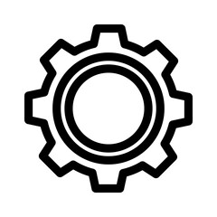 settings icon or logo isolated sign symbol vector illustration - high quality black style vector icons
