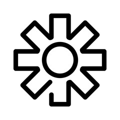 settings icon or logo isolated sign symbol vector illustration - high quality black style vector icons
