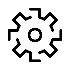 settings icon or logo isolated sign symbol vector illustration - high quality black style vector icons
