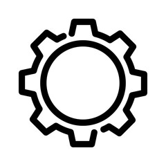 settings icon or logo isolated sign symbol vector illustration - high quality black style vector icons
