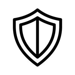 shield icon or logo isolated sign symbol vector illustration - high quality black style vector icons
