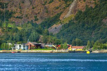 Flam, Scandinavia, Norway summer view