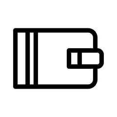 wallet icon or logo isolated sign symbol vector illustration - high quality black style vector icons
