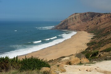 Praia da Gralha in Sao Martinho do Porto, Centro - Portugal