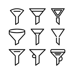 filter icon or logo isolated sign symbol vector illustration - high quality black style vector icons
