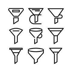 filter icon or logo isolated sign symbol vector illustration - high quality black style vector icons
