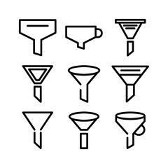 filter icon or logo isolated sign symbol vector illustration - high quality black style vector icons
