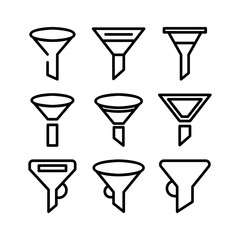 filter icon or logo isolated sign symbol vector illustration - high quality black style vector icons
