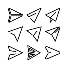 send button icon or logo isolated sign symbol vector illustration - high quality black style vector icons
