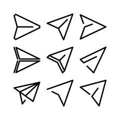 send button icon or logo isolated sign symbol vector illustration - high quality black style vector icons
