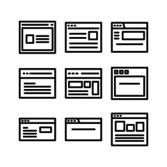 website icon or logo isolated sign symbol vector illustration - high quality black style vector icons
