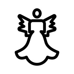 angel icon or logo isolated sign symbol vector illustration - high quality black style vector icons
