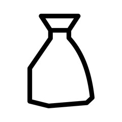 bag icon or logo isolated sign symbol vector illustration - high quality black style vector icons
