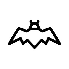 bat icon or logo isolated sign symbol vector illustration - high quality black style vector icons
