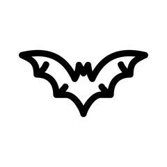 bat icon or logo isolated sign symbol vector illustration - high quality black style vector icons
